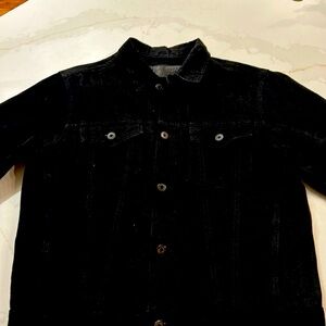 Naked and Famous Denim Jacket - Solid Black Selvedge